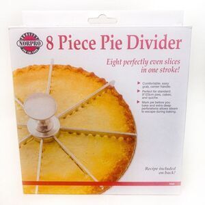 New Norpro 8 Piece Pie Divider Baking Tool